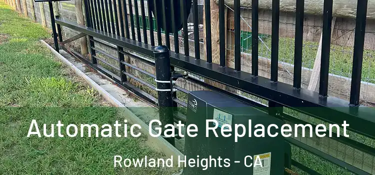 Automatic Gate Replacement Rowland Heights - CA