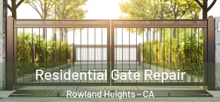 Residential Gate Repair Rowland Heights - CA