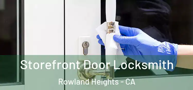 Storefront Door Locksmith Rowland Heights - CA